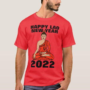 T-shirt Bouddha du Nouvel An lao 2022