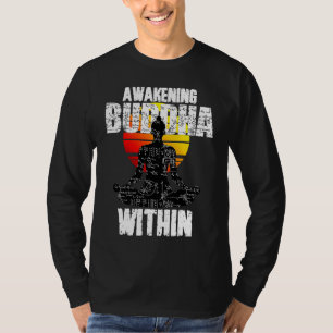 T-shirt Bouddha éveillé, conscience spirituelle, enseignan