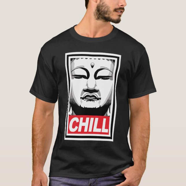 T-shirt Bouddha froid (Devant)