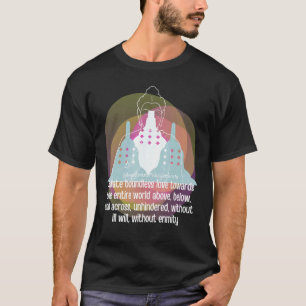 T-shirt Bouddha Gautama Mindfulness Paix Amour Kindness M