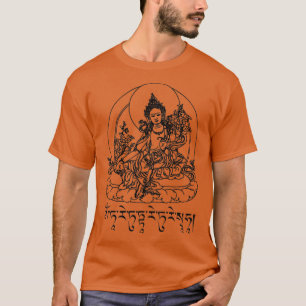 T-shirt Bouddha Green Tara Mantra Bouddhisme tibétain Vajr