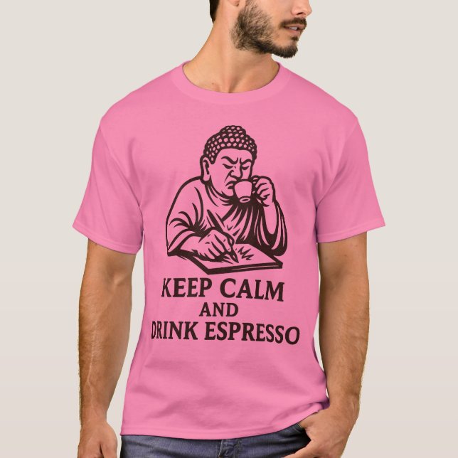 T-shirt Bouddha grincheux (Devant)