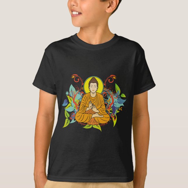 T-shirt Bouddha heureux (Devant)