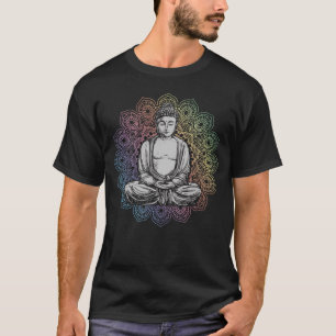 T-shirt Bouddha Mandala Yoga Bouddhisme spirituel