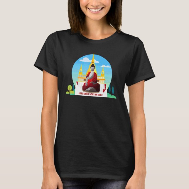 T-shirt Bouddha Mindfulness Bouddhiste Gautama Bouddhisme  (Devant)