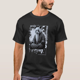 T-shirt Bouddha Panda Méditation Zen Motif Cool