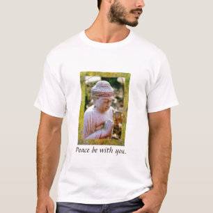 T-shirt Bouddha priant la paix