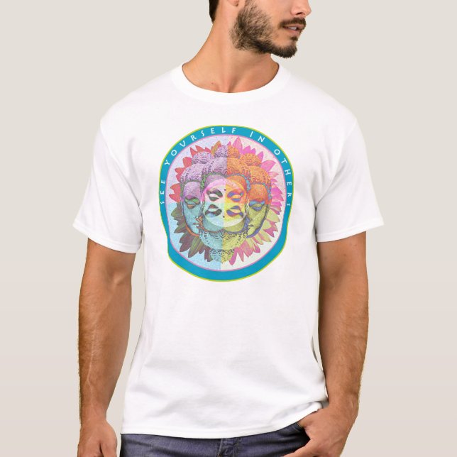 T-shirt Bouddha se voient dans d'autres (Devant)
