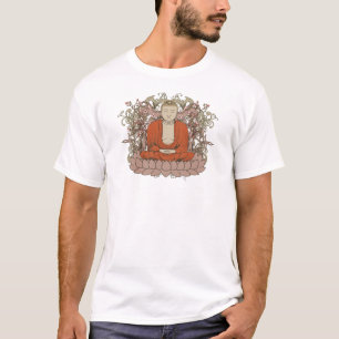 T-shirt Bouddha sur la fleur de Lotus
