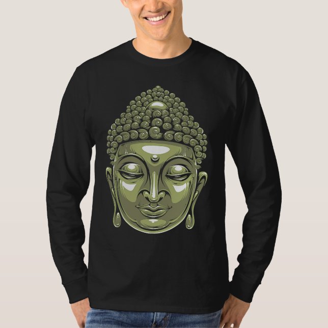 T-shirt Bouddha tête dos Siddhartha Gautama  1 (Devant)