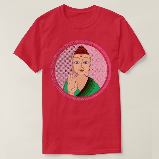 T-shirt Bouddha tibétain (Design devant)