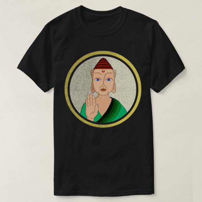 T-shirt Bouddha tibétain 1 (Design devant)
