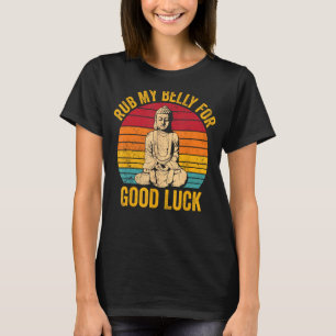 T-shirt Bouddhisme Bouddha Bouddhiste Rétro Rub Mon ventre