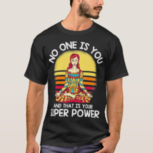 T-shirt Bouddhisme rétro vintage Zen Yoga Méditation Spiri