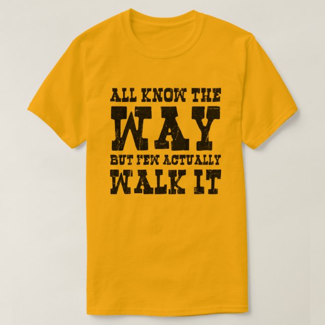 T-shirt Bouddhisme zen Spaghetti Style occidental (Design devant)