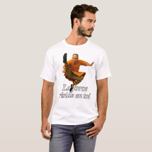 T-shirt Bouddhiste Saut Kung-Fu