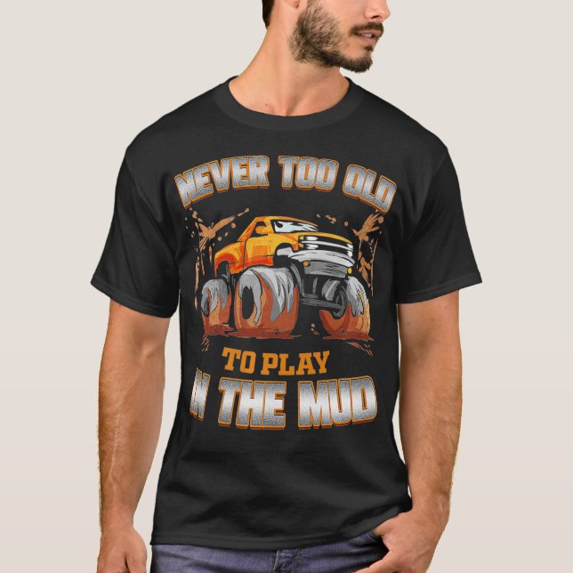 T-shirt Boue Bogging Mudding Racing Premium (Devant)