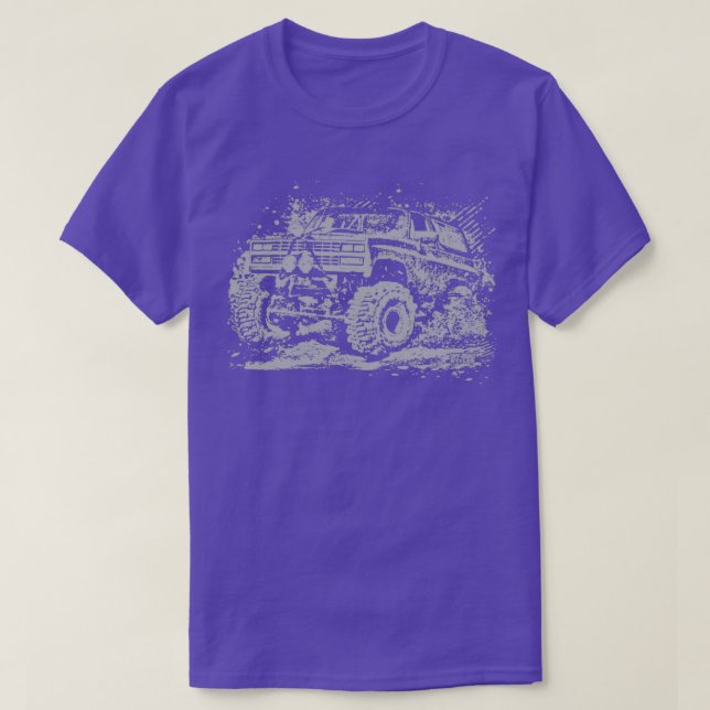 T-shirt Boue Camion Bogue Mudding  (Design devant)