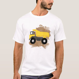 T-shirt Boue du véhicule de construction