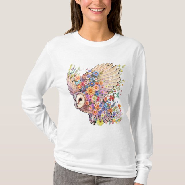 T-shirt Boue en fleurs Tee à manches longues (Devant)