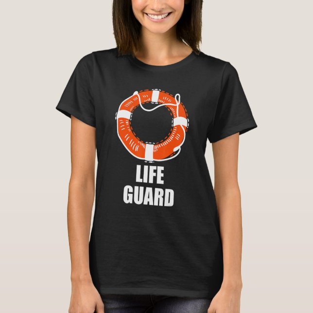 T-shirt Bouée de sauvetage Lifeguard (Devant)