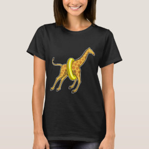 T-shirt Bouée de sauvetage pour girafe nageant