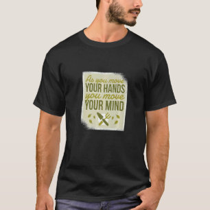 T-shirt Bougez Vos Mains Esprit Jardinage Jardinier Jardin