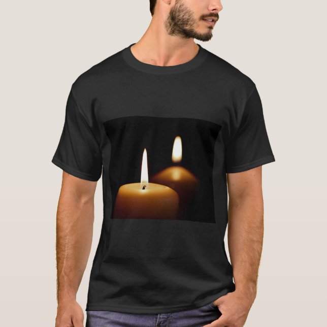 T-shirt Bougie apaisante Flames Art Tee (Devant)