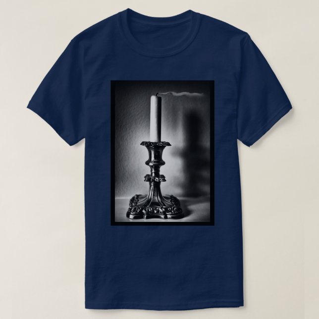 T-shirt Bougie au vent (Design devant)