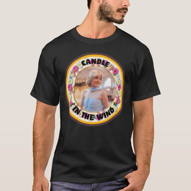 T-shirt Bougie dans le vent Dark Men's (Devant)