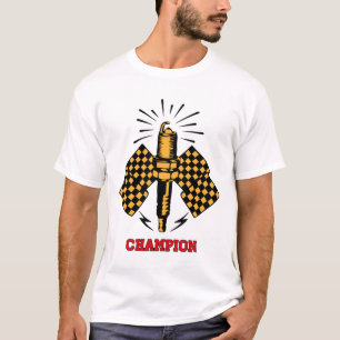 T-shirt bougie de champion