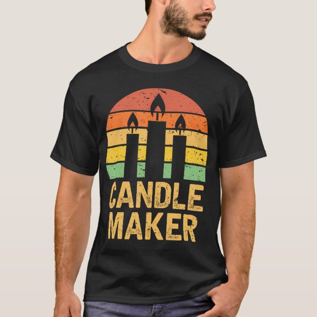 T-shirt Bougie de l'amant en cire de soja Makinga (Devant)