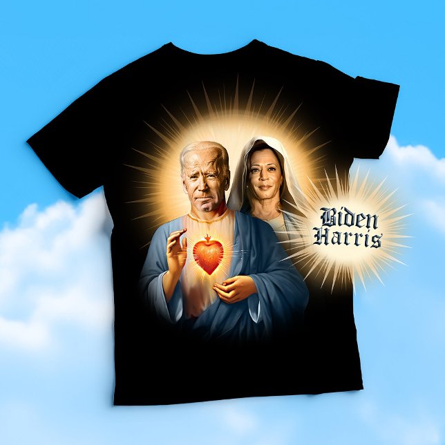 T-shirt Bougie de prière Saint Biden Harris (Biden Harris Devotional Prayer T-shirt and Political Humor Tee)