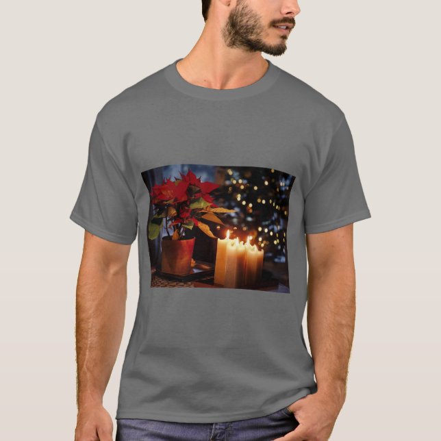T-shirt Bougie luisant Tee Art (Devant)