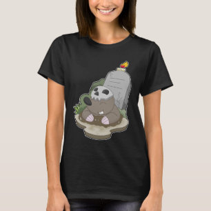 T-shirt Bougie Mole Halloween Tombstone
