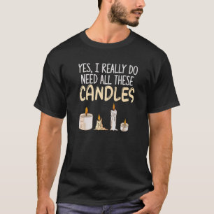 T-shirt Bougie pour la fabrication d'une bougie
