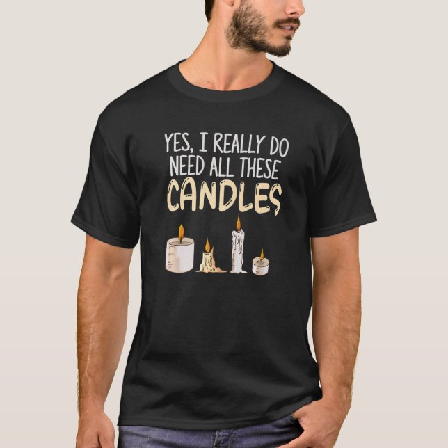 T-shirt Bougie pour la fabrication d'une bougie (Devant)