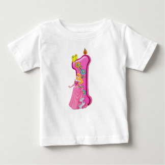 T-Shirt Bougie Première Anniversaire Princesse Flo