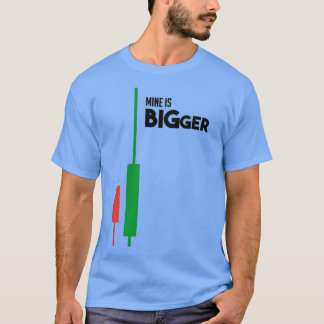 T-shirt Bougie stock Bullish