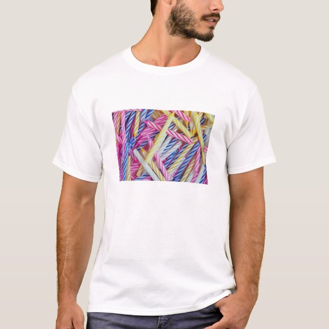 T-shirt Bougies d'anniversaire (Devant)