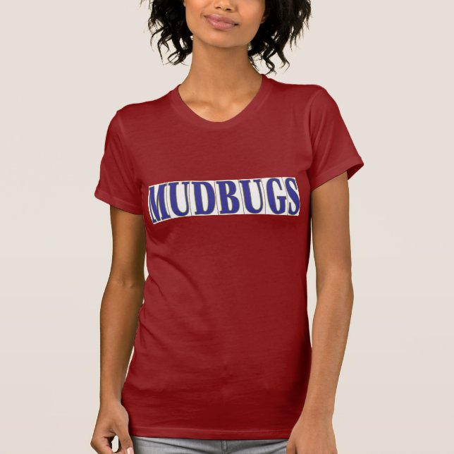 T-shirt BOUGIES en tuiles bleues (Devant)