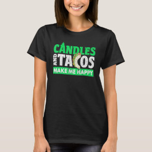 T-shirt Bougies Et Tacos Graphique