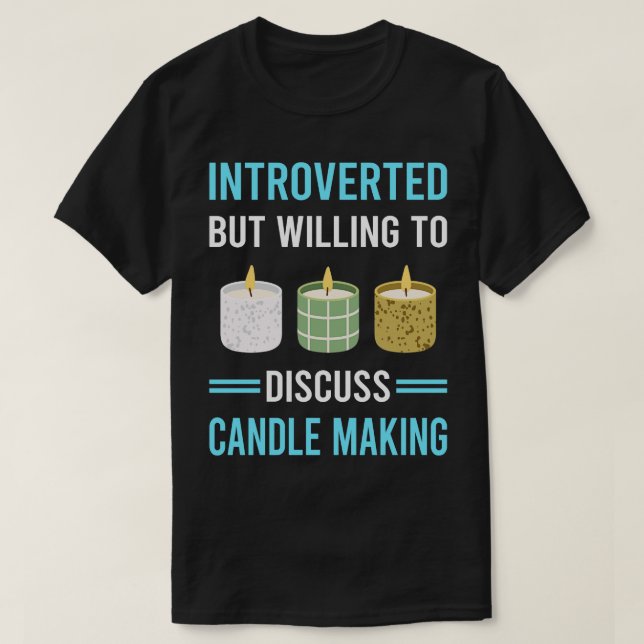 T-shirt Bougies introduites (Design devant)