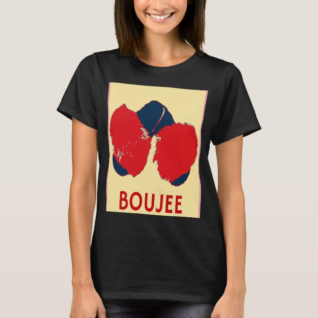 T-SHIRT BOUJEE AKA RICH PEOPLE SANDALS GRAPHIC FOR MEN OR  (Devant)