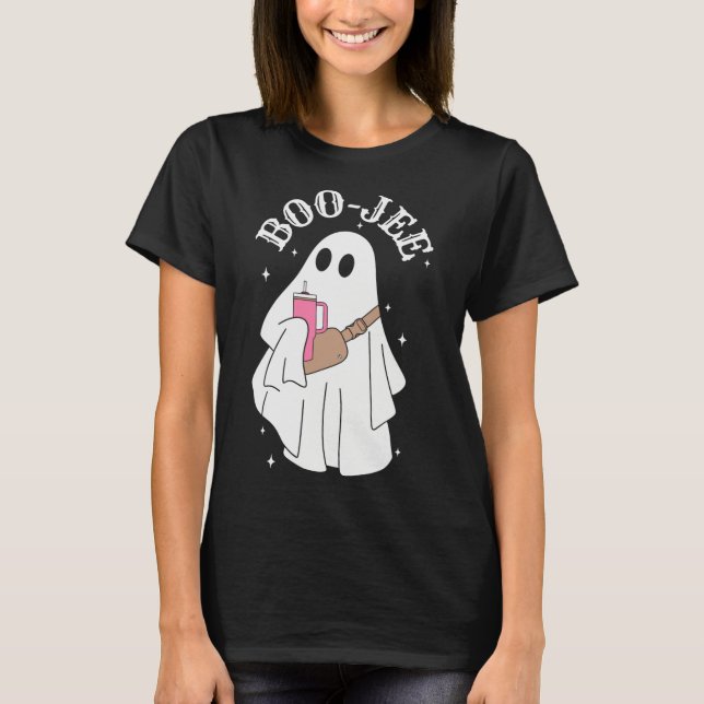T-shirt Boujee Boo-jee Cute Ghost Saison Éffrayante Hallow (Devant)