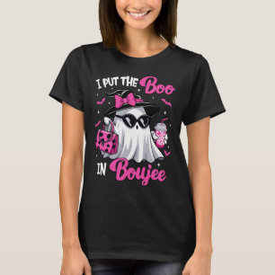 T-shirt Boujee Boo Jee Éffrayant Citrouille d'Halloween ro