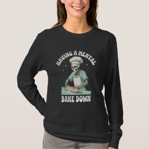T-shirt Boulanger de squelette drôle amateur de cuisson ay