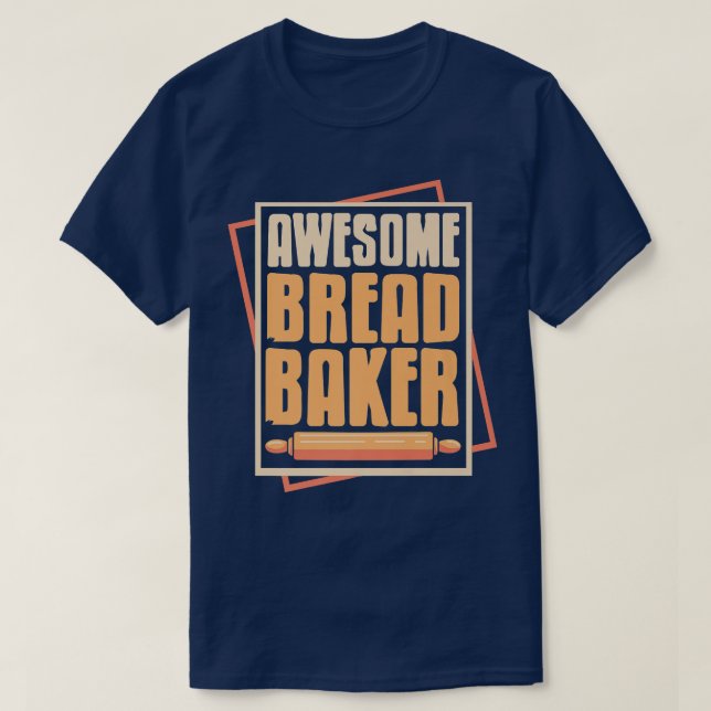 T-shirt Boulangerie à pain de Cool conception de cuisson p (Design devant)