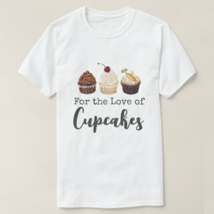 T-shirt Boulangerie Cupcake Dessert Blanc