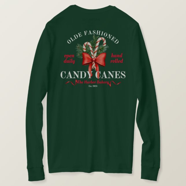 T-shirt Boulangerie de port Vert foncé (Design dos)